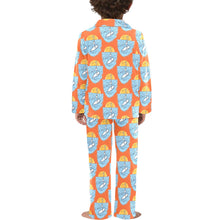 Load image into Gallery viewer, Little Boys&#39; V-Neck Long Pajama Set
