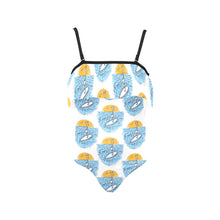 Load image into Gallery viewer, Kids&#39; Spaghetti Strap Ruffle Swimsuit
