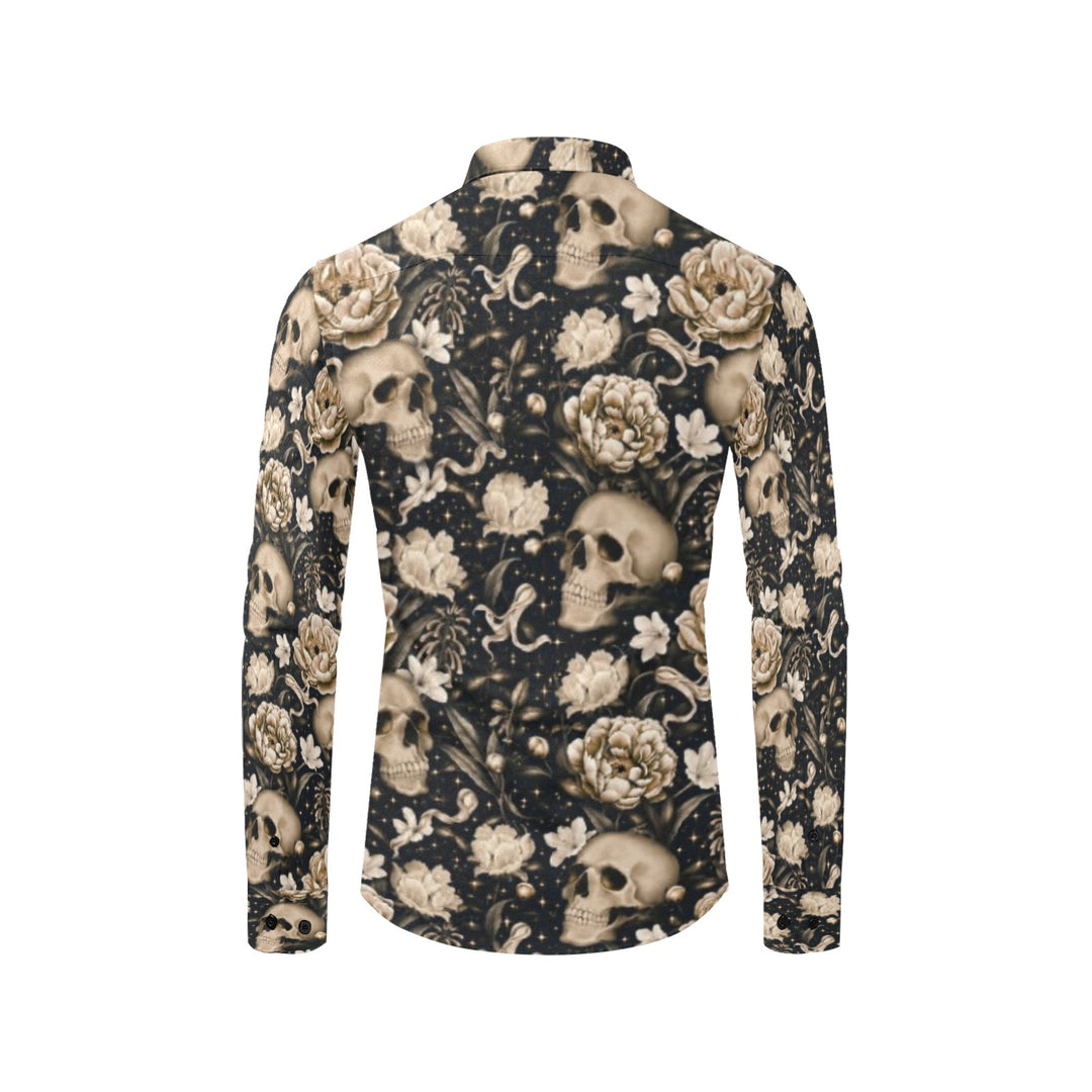 Men's All Over Print Long Sleeve Shirt(Without Pocket)(T61)
