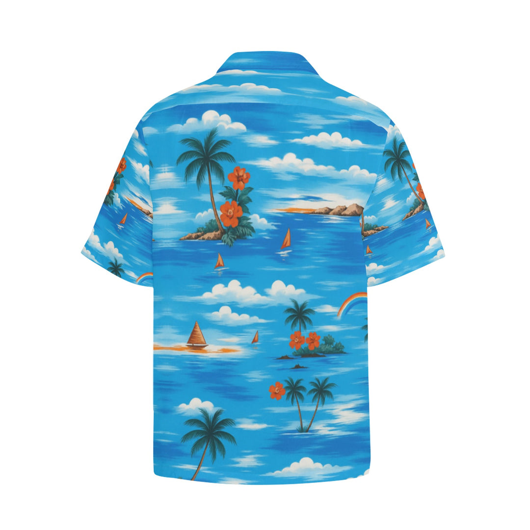 Hawaiian Shirt with Chest Pocket