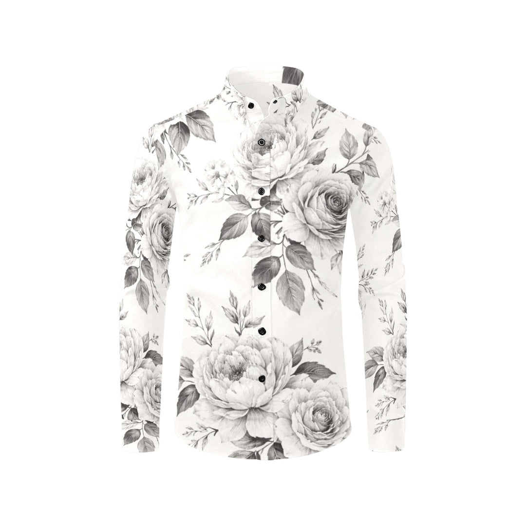 Men's All Over Print Long Sleeve Shirt(Without Pocket)(T61)