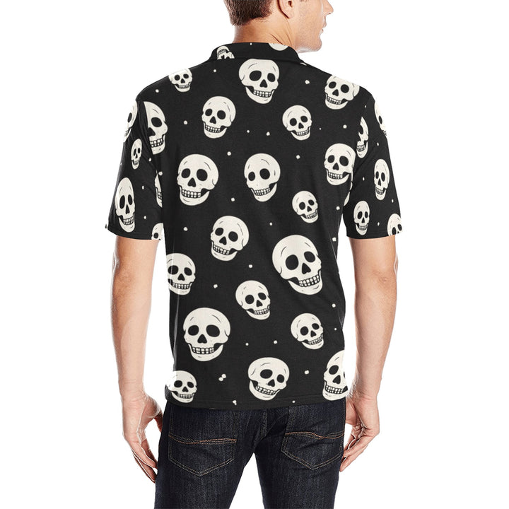 Men's All Over Print Polo Shirt (T55)