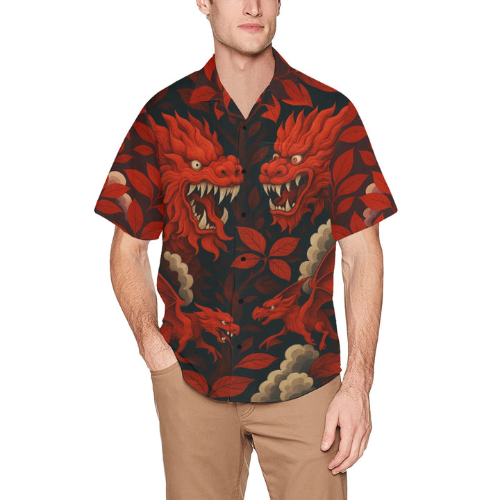 Hawaiian Shirt with Chest Pocket
