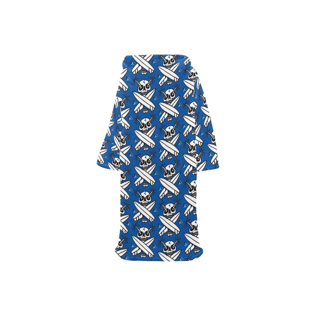 Blanket Robe with Sleeves for Kids
