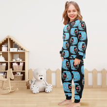 Load image into Gallery viewer, Little Girls&#39; Crew Neck Long Pajama Set
