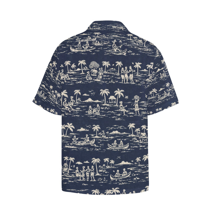 Hawaiian Shirt with Chest Pocket (T58)