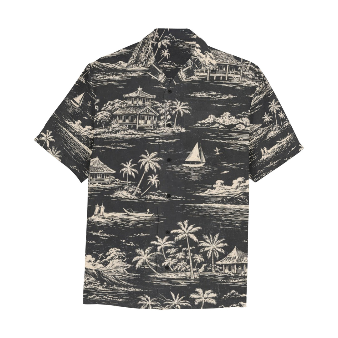 Hawaiian Shirt with Chest Pocket (T58)