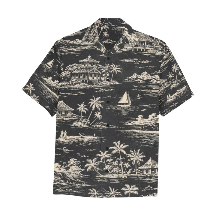 Hawaiian Shirt with Chest Pocket (T58)