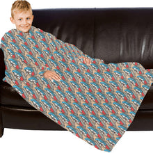 Load image into Gallery viewer, Blanket Robe with Sleeves for Kids
