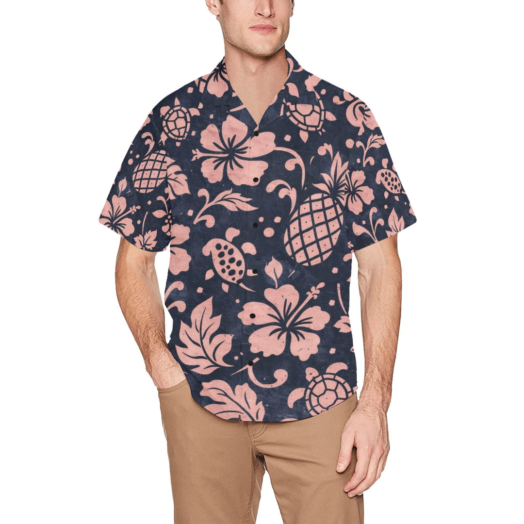 Hawaiian Shirt with Chest Pocket (T58)