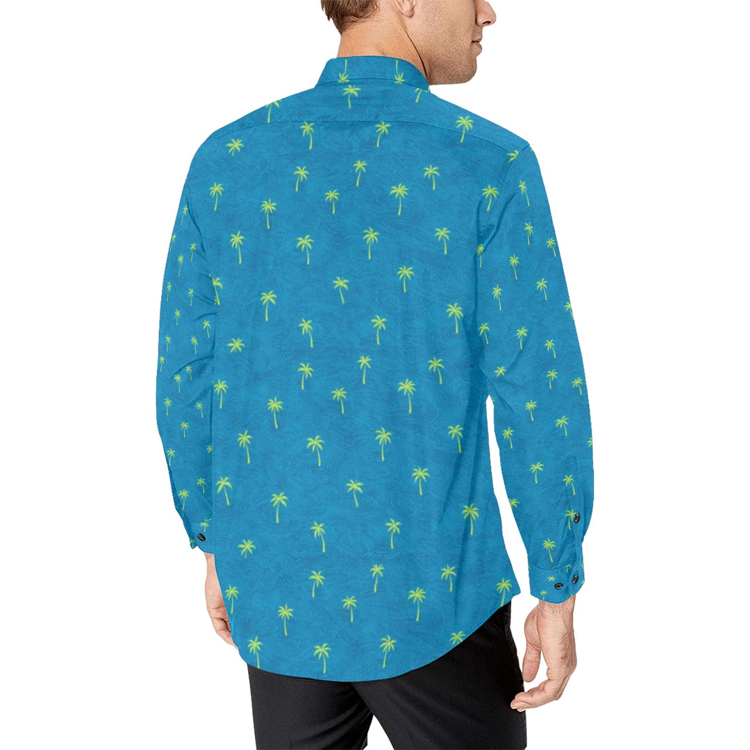 Men's All Over Print Long Sleeve Shirt(Without Pocket)(T61)