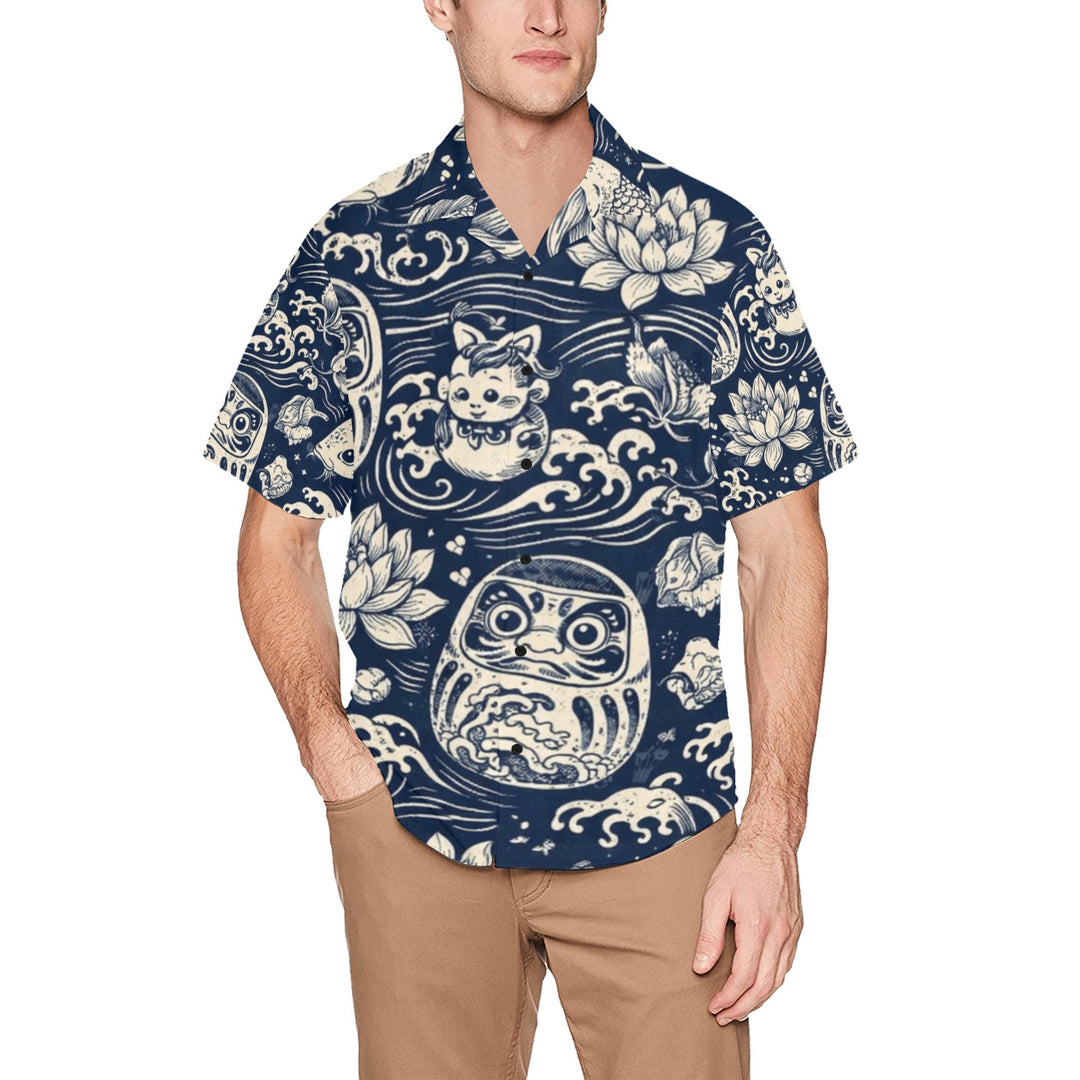 Hawaiian Shirt with Chest Pocket (T58)