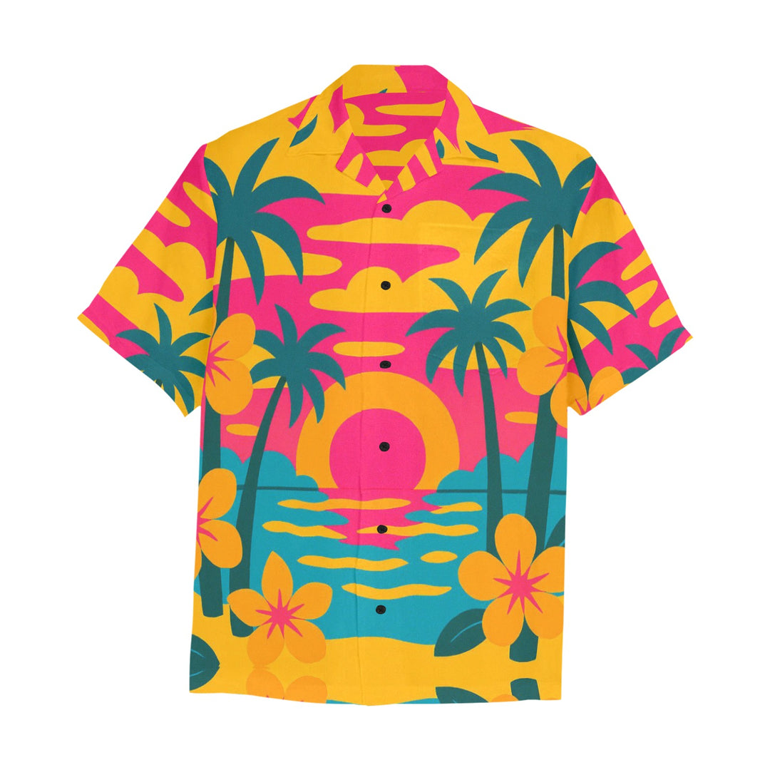 Hawaiian Shirt with Chest Pocket