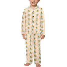 Load image into Gallery viewer, Little Boys&#39; V-Neck Long Pajama Set
