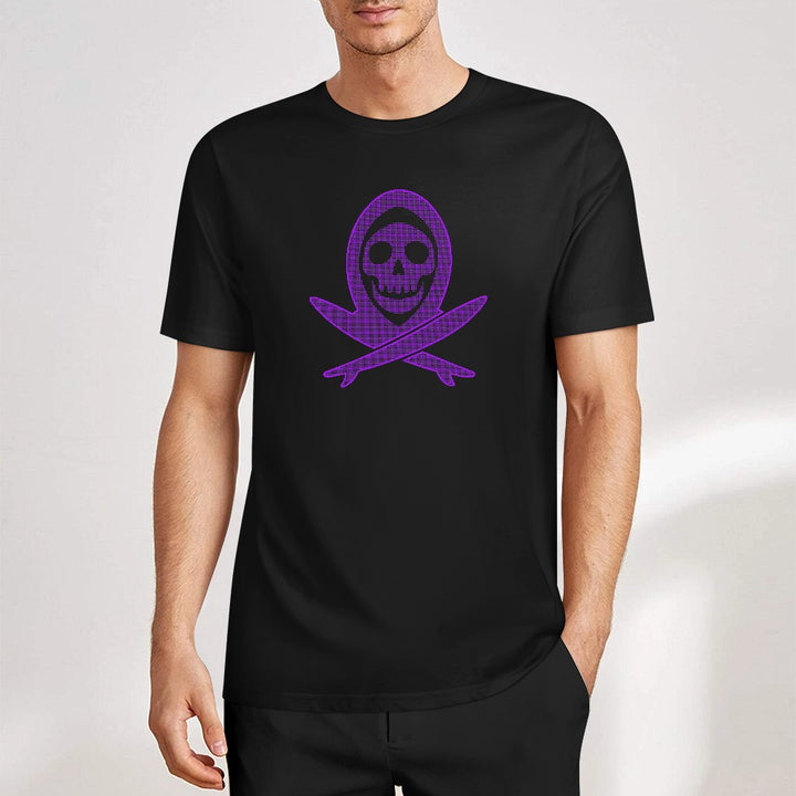 New Pure cotton short sleeved T-shirt Front print Multiple colors