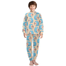 Load image into Gallery viewer, Big Boys&#39; Crew Neck Long Pajama Set
