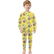 Load image into Gallery viewer, Little Boys&#39; Crew Neck Long Pajama Set
