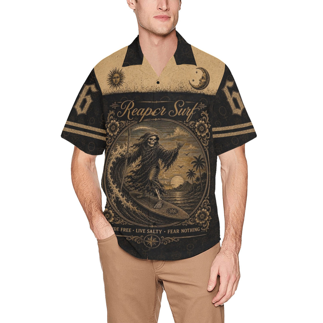 Hawaiian Shirt with Chest Pocket (T58)