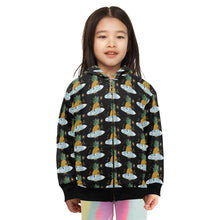 Load image into Gallery viewer, Little Girls&#39; Zip Up Hoodie
