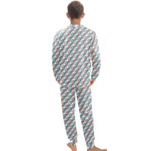 Load image into Gallery viewer, Big Boys&#39; Crew Neck Long Pajama Set
