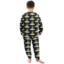 Load image into Gallery viewer, Little Boys&#39; Crew Neck Long Pajama Set
