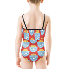 Load image into Gallery viewer, Kids&#39; Spaghetti Strap Ruffle Swimsuit
