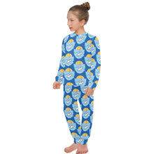 Load image into Gallery viewer, Big Girls&#39; Crew Neck Long Pajama Set
