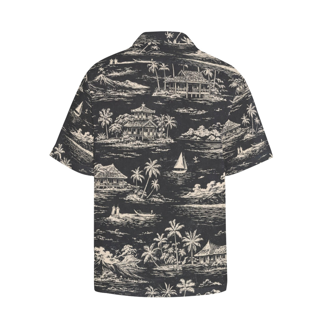 Hawaiian Shirt with Chest Pocket (T58)