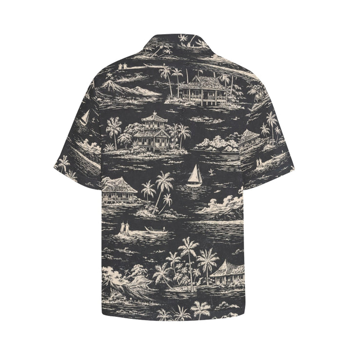 Hawaiian Shirt with Chest Pocket (T58)