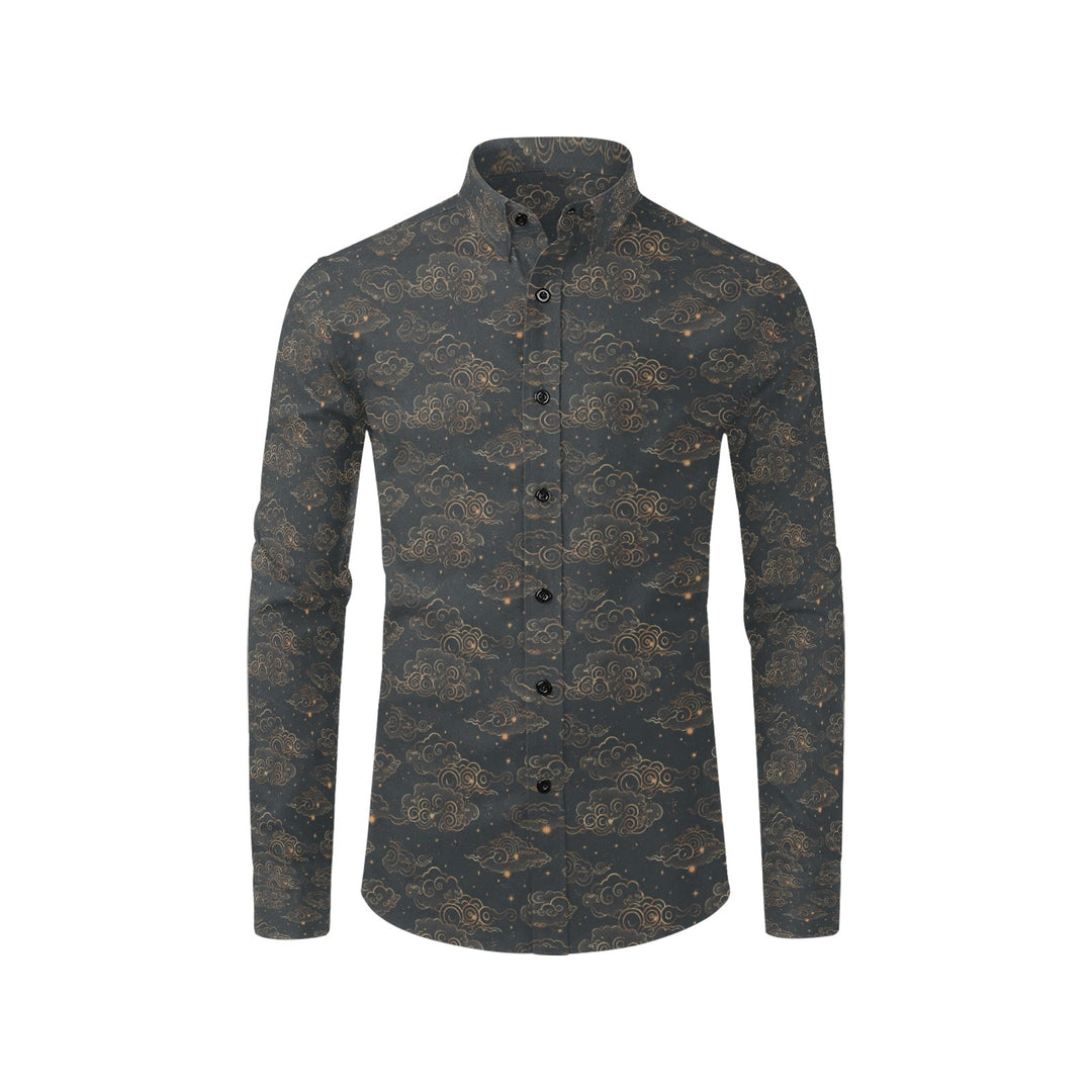 Men's All Over Print Long Sleeve Shirt(Without Pocket)(T61)