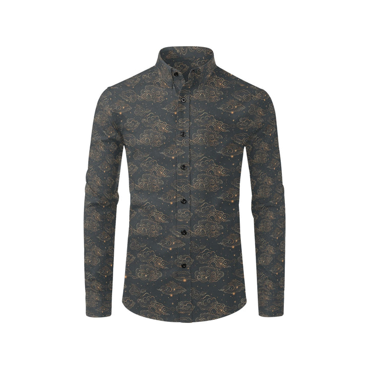 Men's All Over Print Long Sleeve Shirt(Without Pocket)(T61)