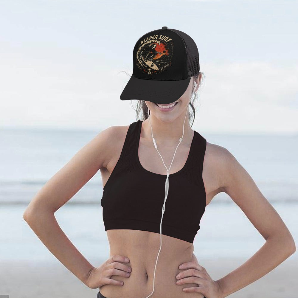 Baseball Cap Bent glue rear hollow (multi-color optional)