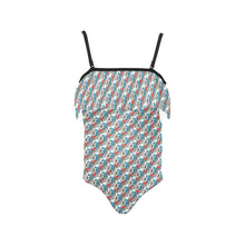 Load image into Gallery viewer, Kids&#39; Spaghetti Strap Ruffle Swimsuit
