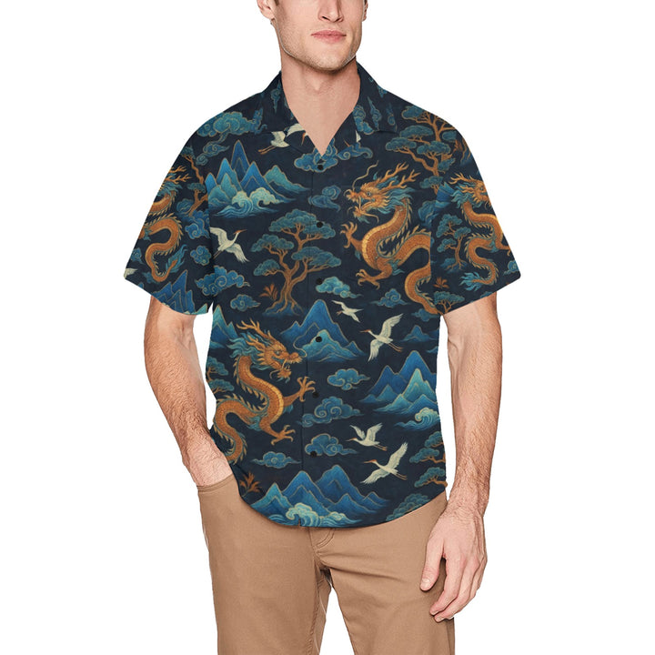 Hawaiian Shirt with Chest Pocket