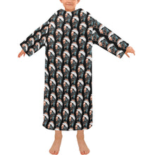 Load image into Gallery viewer, Blanket Robe with Sleeves for Kids
