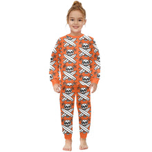 Load image into Gallery viewer, Little Girls&#39; Crew Neck Long Pajama Set
