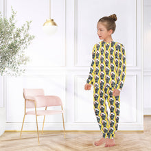 Load image into Gallery viewer, Big Girls&#39; Crew Neck Long Pajama Set
