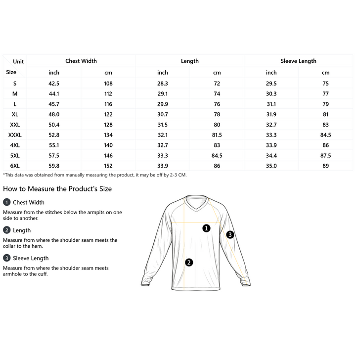 All-Over Men's UPF50+ Raglan Soccer Jersey Long Sleeve