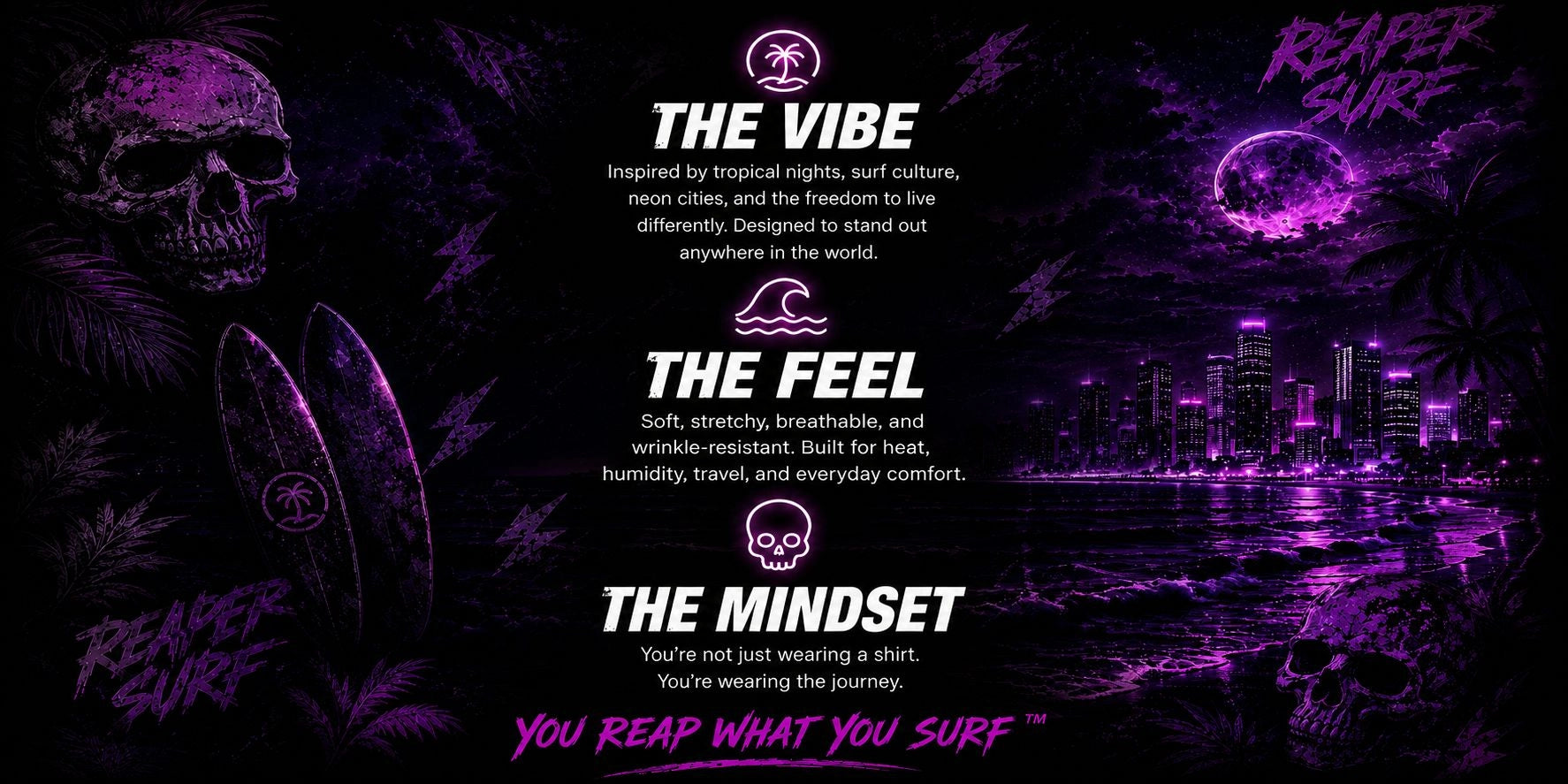 YOU REAP WHAT YOU SURF